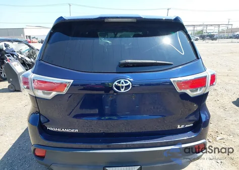 2014 Toyota Highlander Le V6 из США, поврежденный, VIN 5TDBKRFH6ES071003